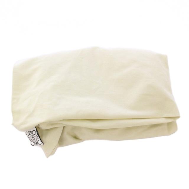 【中古】ロエベ LOEWE ミディアムバスケットバッグ かごバッグ カゴバッグ ハンドバッグ ロゴ 編み込み ベージュ 黒_7