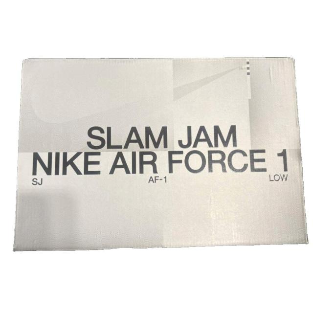 【中古】ナイキ NIKE × Slam Jam Air Force 1 スニーカー 29?p 白 ホワイト DX5590-100 メンズ