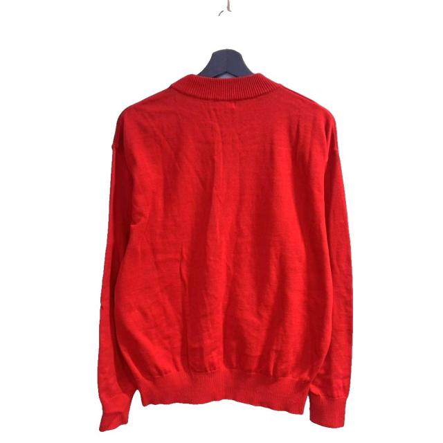 【中古】ヨシユキコニシ YOSHIYUKI KONISHI ficce ニット セーター ハイネック 長袖 赤 レッド ■GY99 メンズ