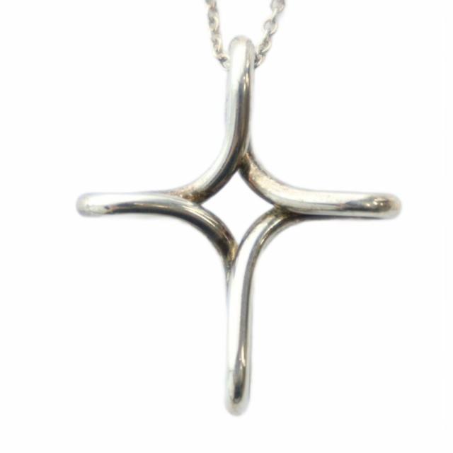 【中古】ティファニー TIFFANY &amp; CO. インフィニティクロス ネックレス アクセサリー ペンダント ロゴ Silver925