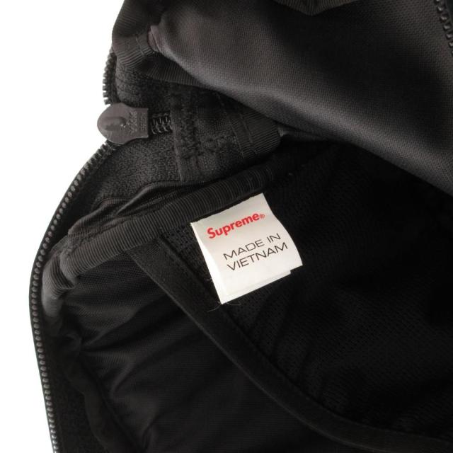【中古】シュプリーム SUPREME 21SS waist bag ウエストバッグ コーデュラナイロン リップストップ ロゴ 黒_5