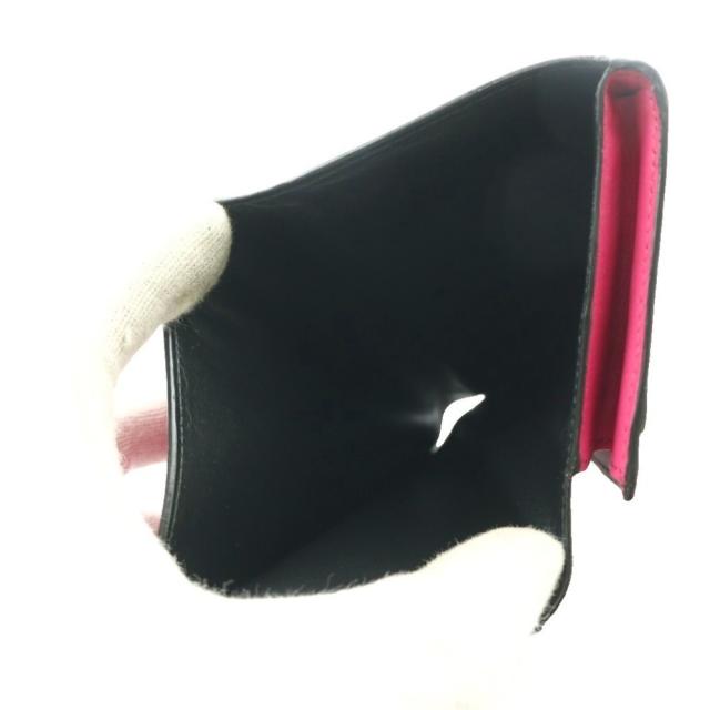 【中古】ロエベ LOEWE アナグラム 二つ折り財布 ピンク /SS ■OS ■OH レディース_6