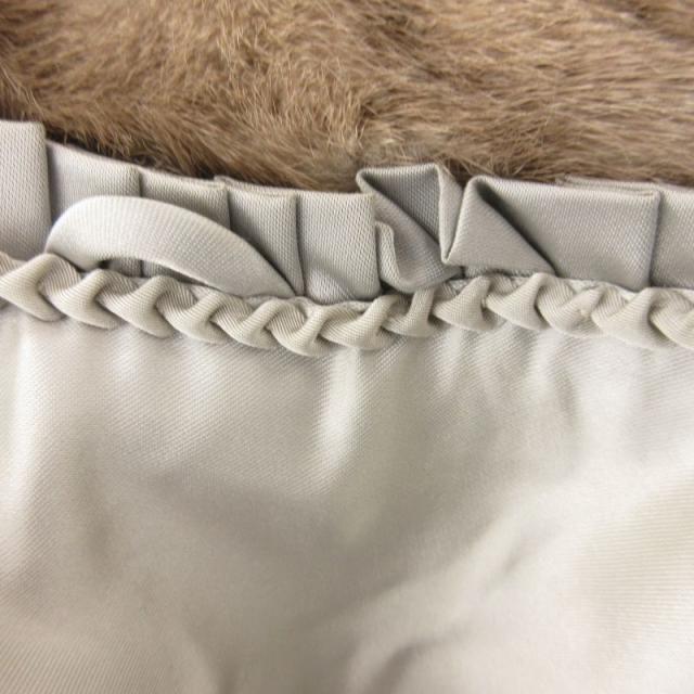 SAGA MINK 銀サガ　ベージュ ファーコート SAGA MINK サガミンク シルバータグ 銀タグ 毛皮 リアルファー