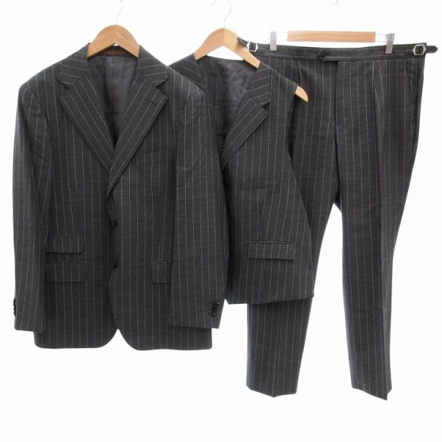極美品✨ユニバーサルランゲージ　3ピース　セットアップスーツ　リバーシブル　現行 伸びるスーツ／スリーピース／ウォッシャブル／ストレッチ／3つボタン