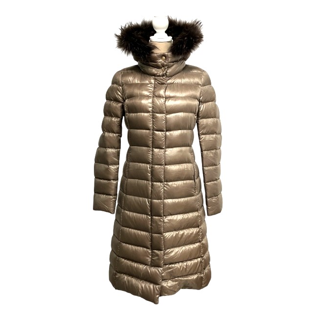 Herno ブラウン ダウンジャケット ベルト付き