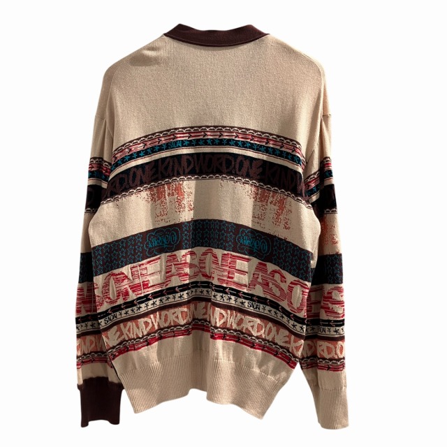 Sacai Eric Haze Jacquard Knit Cardigan 3