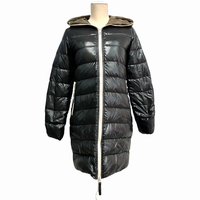 訳あり! DUVETICA ブラック ロングダウンジャケット size40(M