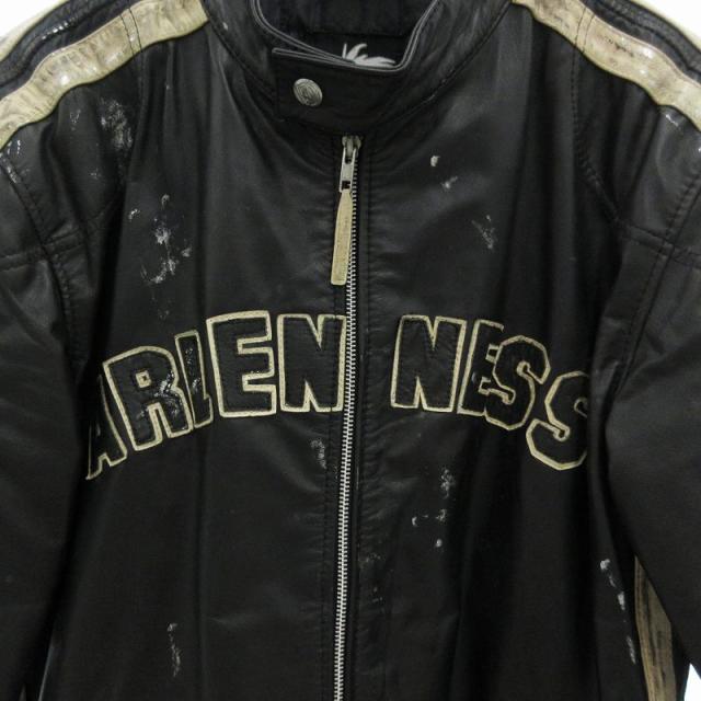 中古】アレンネス レーシングジャケット ブルゾン スプラッター