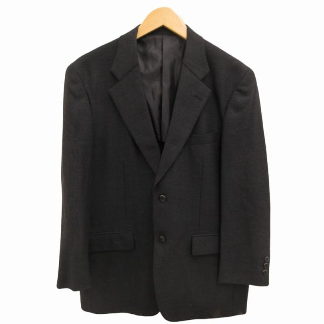 【中古】エルメネジルドゼニア Ermenegildo Zegna テーラードジャケット ブレザー ウール 2B 96BE4 165 紺の通販は 5,916円