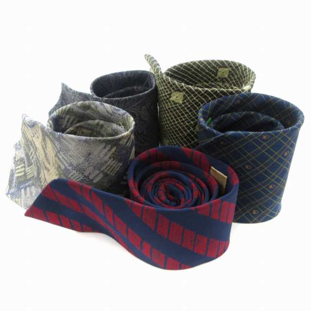 【中古】イッセイミヤケ ISSEY MIYAKE KENZO 含む ネクタイおまとめ5本セット ビジネス カジュアルの通販は