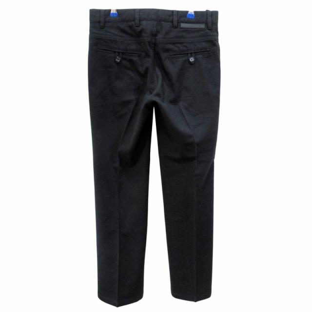 prada sports PRADA プラダスポーツ ボトムス ブラック 44 中古】プラダスポーツ PRADA SPORT ウールパンツ スラックス