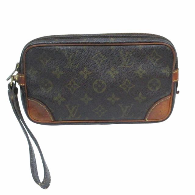 【中古】ルイヴィトン LOUIS VUITTON モノグラム マルリー ドラゴンヌPM M51827 クラッチバッグ セカンドバッグ