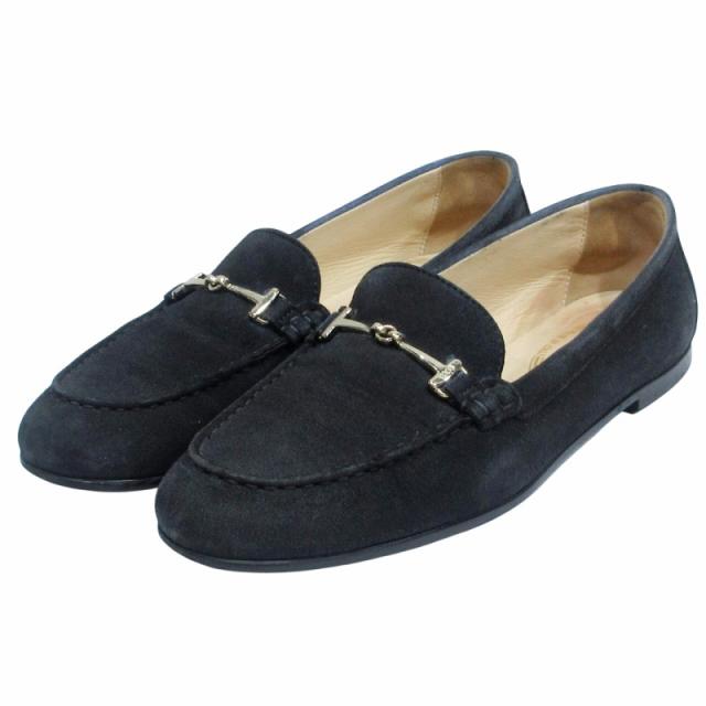 美品 トッズ TOD'S ドライビングシューズ ローファー ホースビット