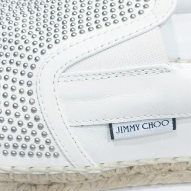 中古】未使用品 ジミーチュウ JIMMY CHOO エスパドリーユ ローファー