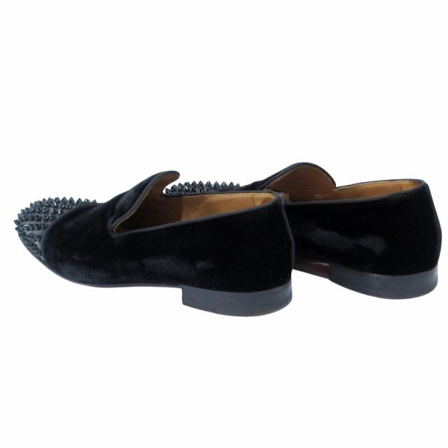 中古】クリスチャンルブタン Christian louboutin ローファー スタッズ