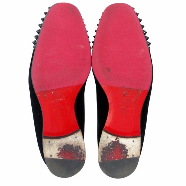 中古】クリスチャンルブタン Christian louboutin ローファー スタッズ