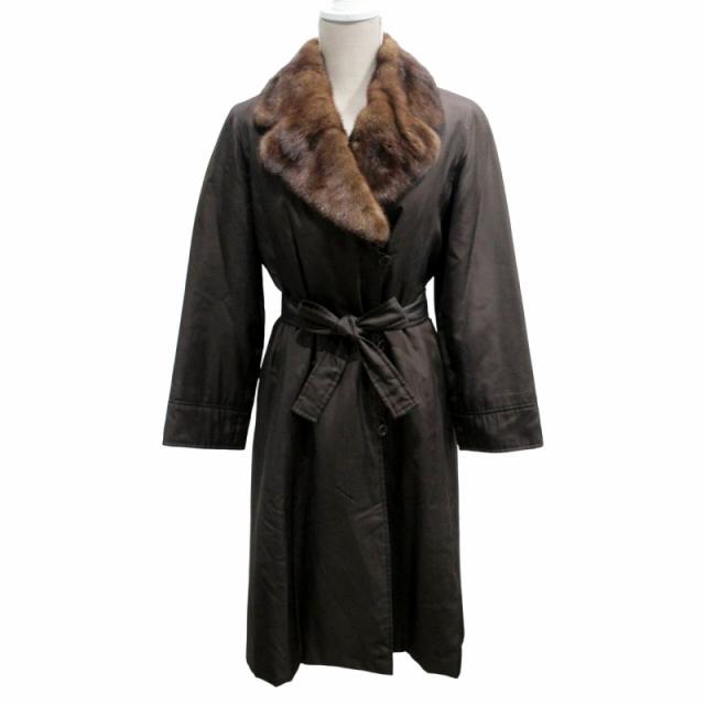 レオナールファー襟ロングコートLeonard レオナールファー襟ロングコートLeonard レディースコート｜全商品