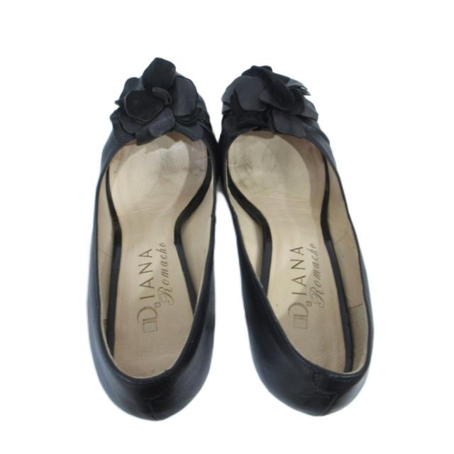 中古】ダイアナ DIANA パンプス コサージュ ハイヒール レザー