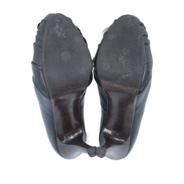 中古】ダイアナ DIANA パンプス コサージュ ハイヒール レザー