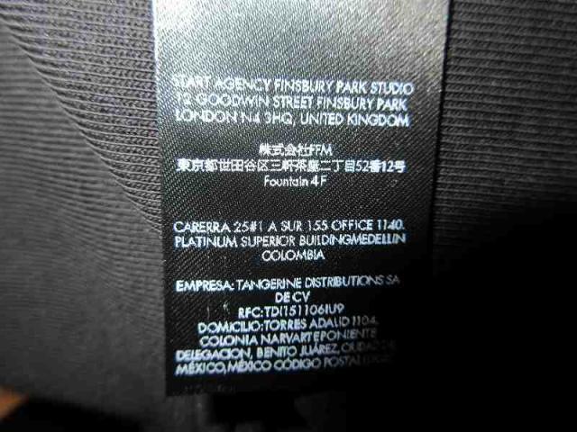 【中古】未使用品 ボーラー BALR パーカー ジップアップ 長袖 ブラック ロゴ L メンズ_6