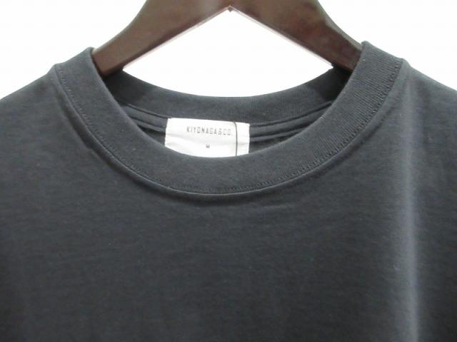 【中古】未使用品 キヨナガアンドコー KIYONAGA&amp;CO. Tシャツ 半袖 ブラック K-210009 M メンズ_1