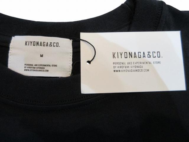 【中古】未使用品 キヨナガアンドコー KIYONAGA&amp;CO. Tシャツ 半袖 ブラック K-210009 M メンズ_3