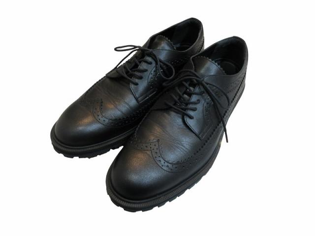 【中古】オニツカタイガー Onitsuka Tiger メンズシューズ THE ONITSUKA 1181A514-001 BROGUE ブラック 27.5 メンズ