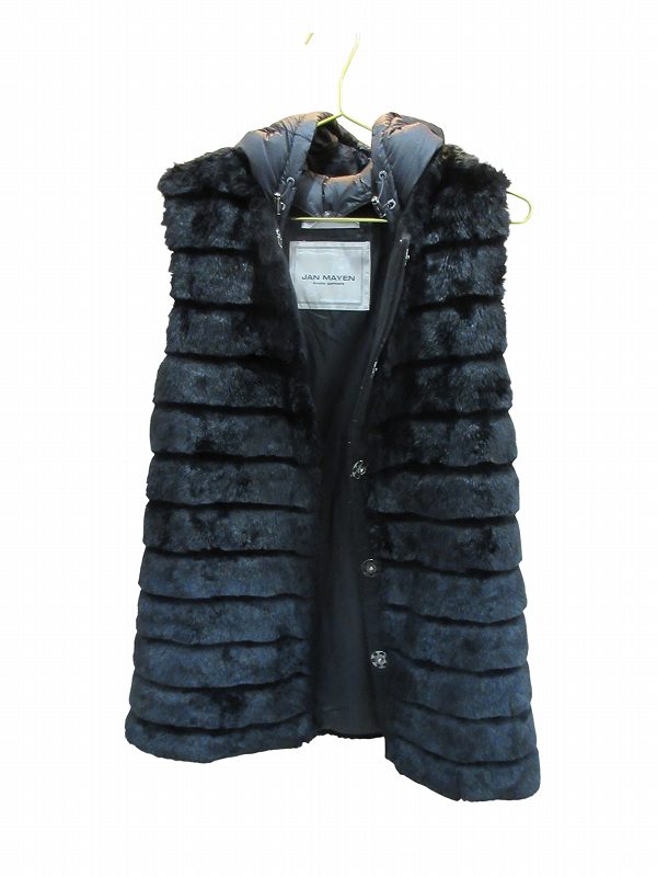 【中古】JAN MAYEN フード付きベスト レディース