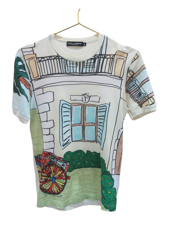 【中古】ドルチェ&amp;ガッバーナ ドルガバ DOLCE&amp;GABBANA 半袖 Ｔシャツ レディース