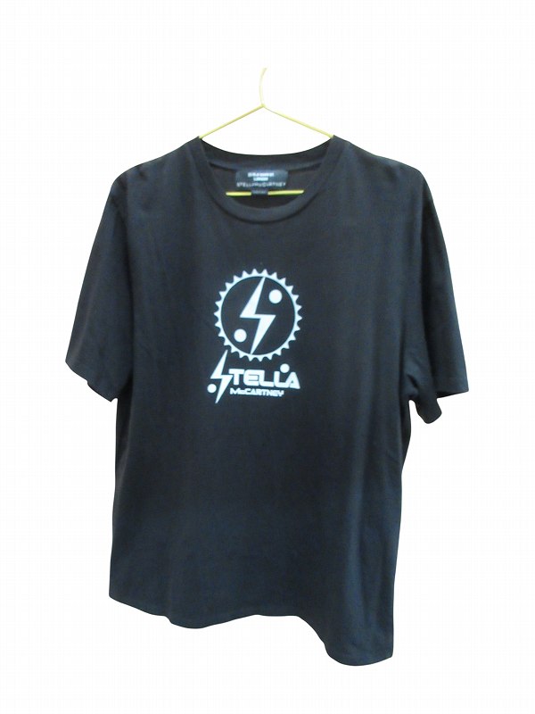 【中古】ステラマッカートニー STELLA McCARTNEY 半袖 カットソー ブラック M メンズ