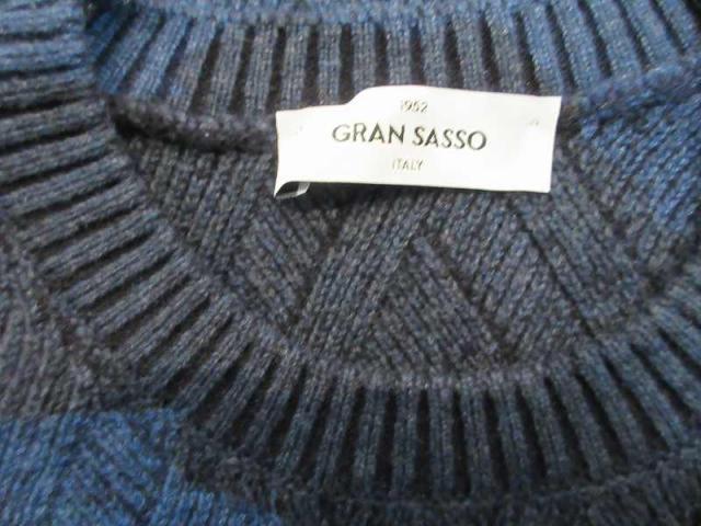 【中古】未使用品 グランサッソ GRAN SASSO セーター メンズ_2
