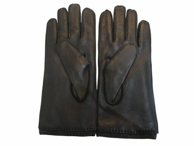 オルチアーニ ORCIANI 手袋 メンズ レザー ブラック 9サイズ 中古】未使用品 オルチアーニ ORCIANI 手袋 メンズ レザー ブラック 9
