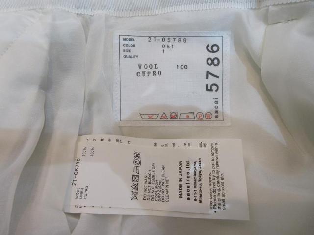 【中古】サカイ sacai 21AWウールスカート レディース_3