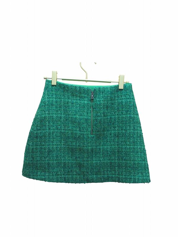 【中古】アリスオリビア alice + olivia ツイードスカート レディース_1