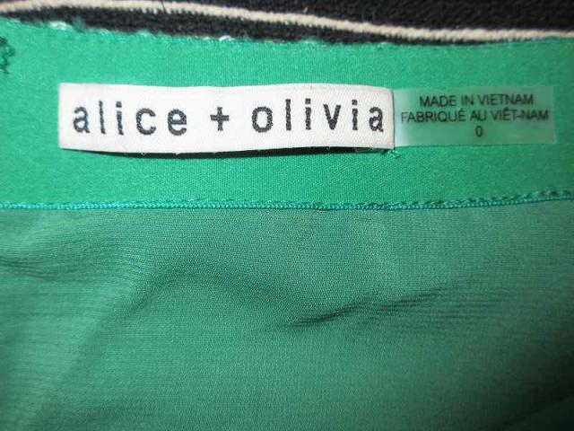 【中古】アリスオリビア alice + olivia ツイードスカート レディース_2