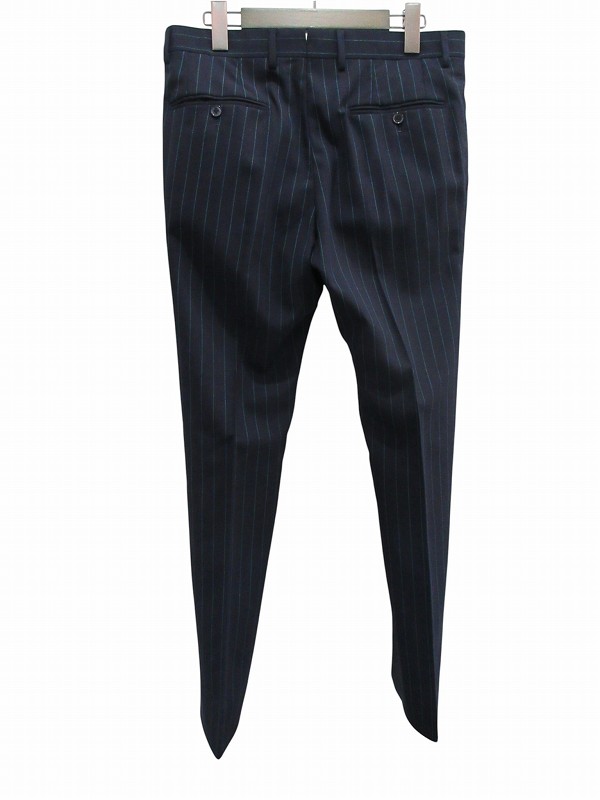 【中古】ドルチェ&ガッバーナ ドルガバ DOLCE&GABBANA スーツ 3ピース フォーマル ネイビー ストライプ オーダー メンズ_7