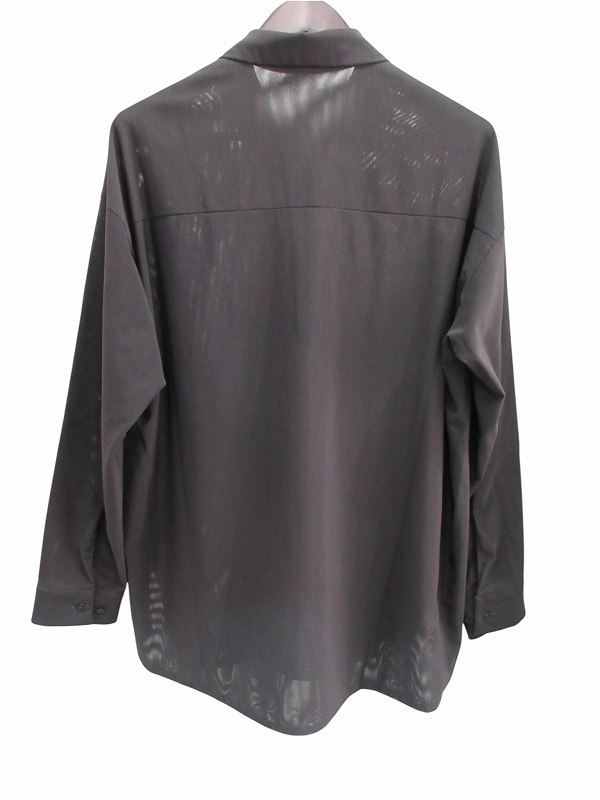 【中古】ワングラビティー one gravity シャツ 長袖 ナイロン グレー Lサイズ メンズ_2