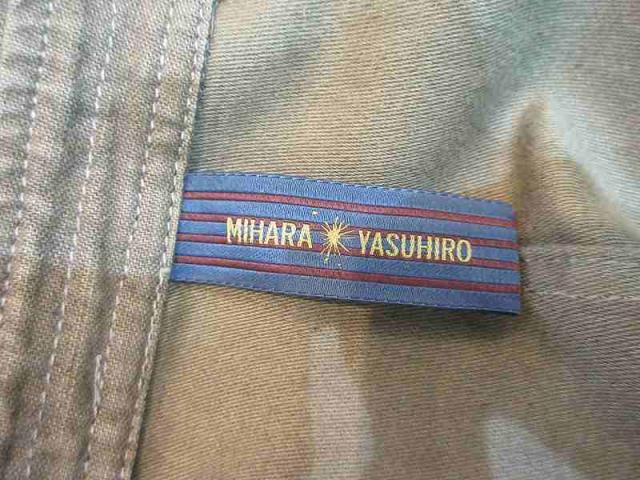 【中古】ミハラヤスヒロ MIHARA YASUHIRO トレンチコート ミリタリー 再構築 カーキ 44 メンズ_4