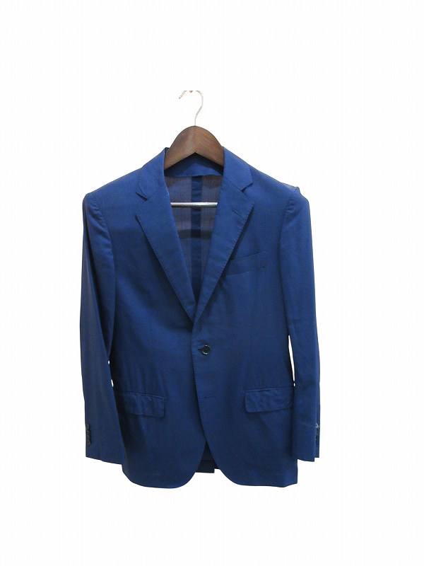 【中古】トゥモローランド TOMORROWLAND テーラードジャケット ブレザー ロロ・ピアーナ ネイビー 44 メンズ