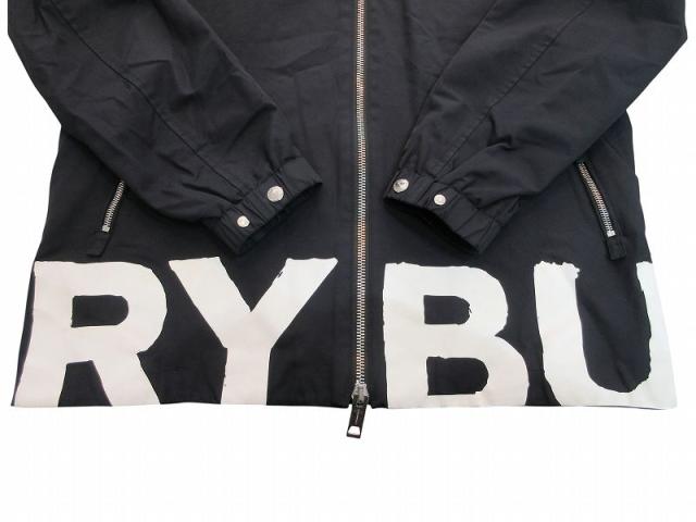 【中古】バーバリー BURBERRY ブルゾン ナイロン ブラック Sサイズ メンズ_3
