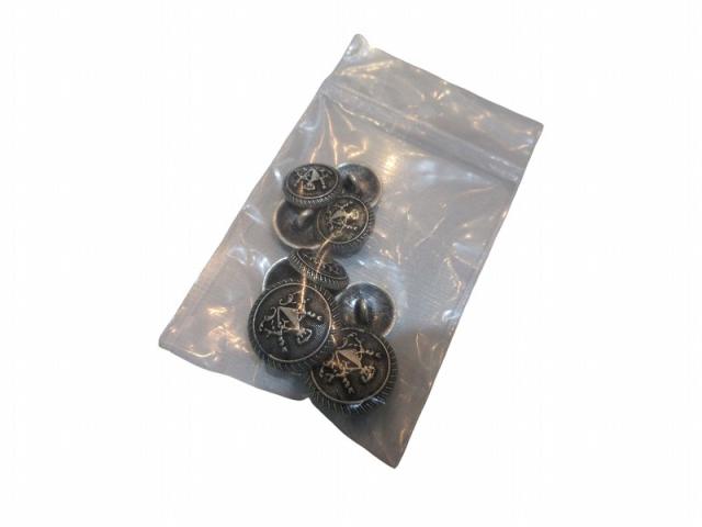 【中古】未使用品 フェフェナポリ FEFEnapoli ジャケット 上着 サックスブルー リネン 46 メンズ_5