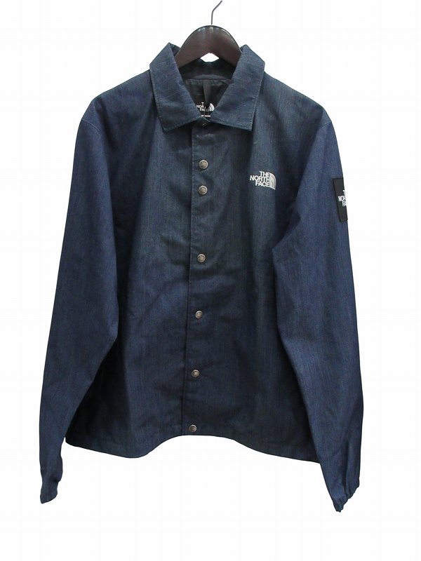 【中古】未使用品 ザノースフェイス THE NORTH FACE ブルゾン インディゴ ナイロン L メンズ