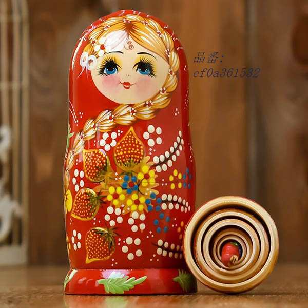 マトリョーシカ ロシア 人形 民芸品 土産物 手作り人形 手描き 通販