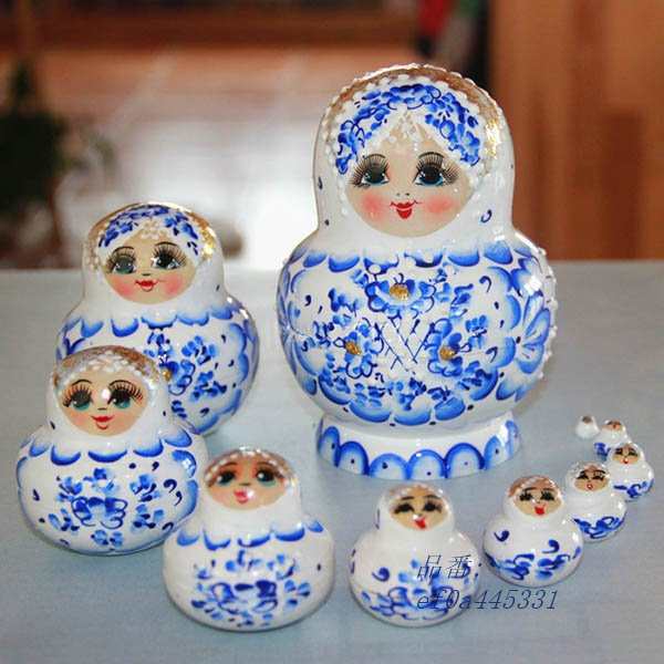 マトリョーシカ ロシア 人形 民芸品 土産物 手作り人形 洋風 オブジェ