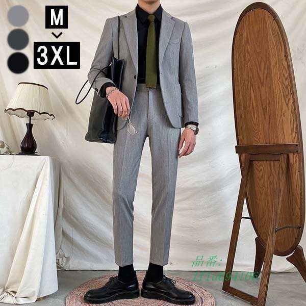 送料無料 メンズ スーツ 一つボタン ビジネススーツ SUIT 紳士服
