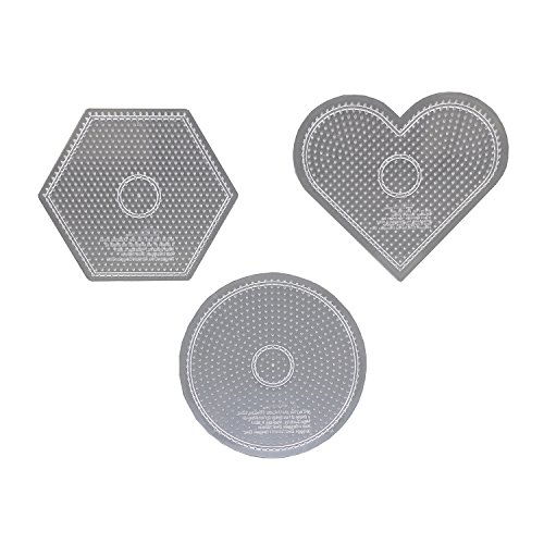 パーラービーズ とうめいプレートl ハート ろっかく まる 80 の通販はau Pay マーケット Grass Land Online