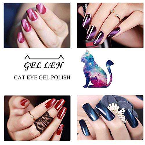 Gellen キャッツアイジェル ジェルネイル 6色セット 猫目 10ml Uv Led ポリッシュタイプ カラージェル マグネット磁石付き Kta6の通販はau Pay マーケット Unveil