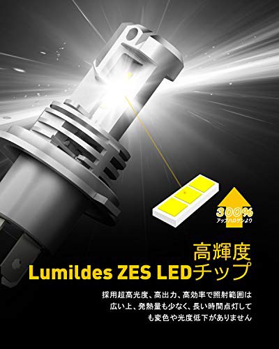 19最新 業界初モデル正規品 Auxito H4 Hi Lo Ledヘッドライト 車用 新基準車検対応 Lumildes Zesチップ搭載 驚異の純正ハロゲンの通販はau Pay マーケット 九州流通プラザwowma 店