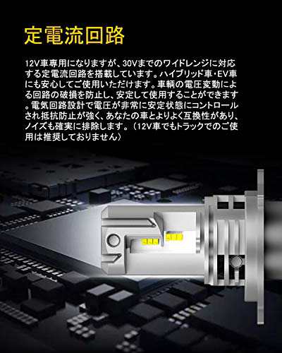 新作人気 AUXITO H4 Hi/Lo LEDヘッドライト 車用 新基準車検対応 ZES ...