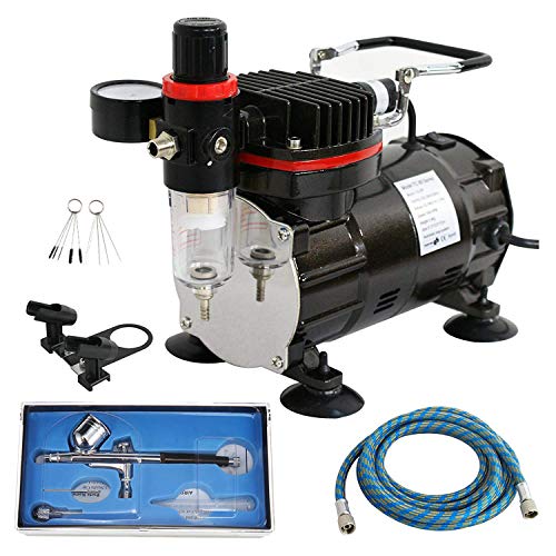 Ausuc エアーブラシ ミニ コンプレッサー セット ダブルアクション エアブラシ 重力フィード オイルレス エアーコンプレッサー エアの通販はau Pay マーケット Ajプラザ２号店